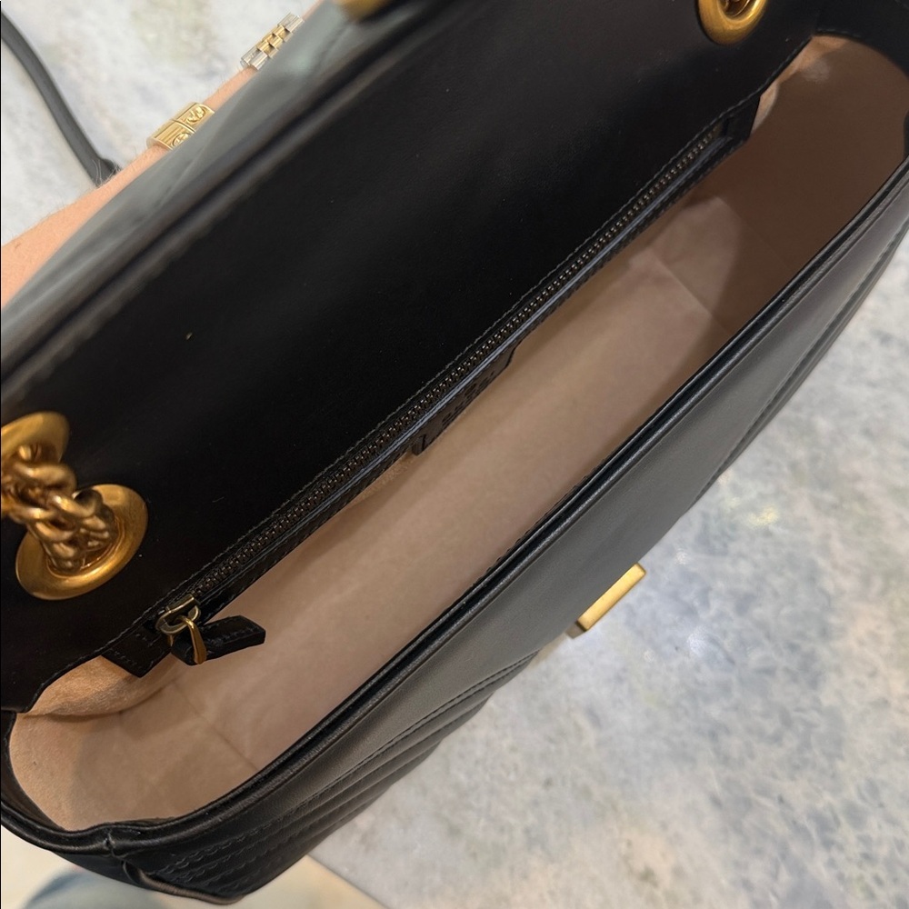 NEW Gucci Matelasse Small Marmont Shoulder Bag - Picture 10 of 14
